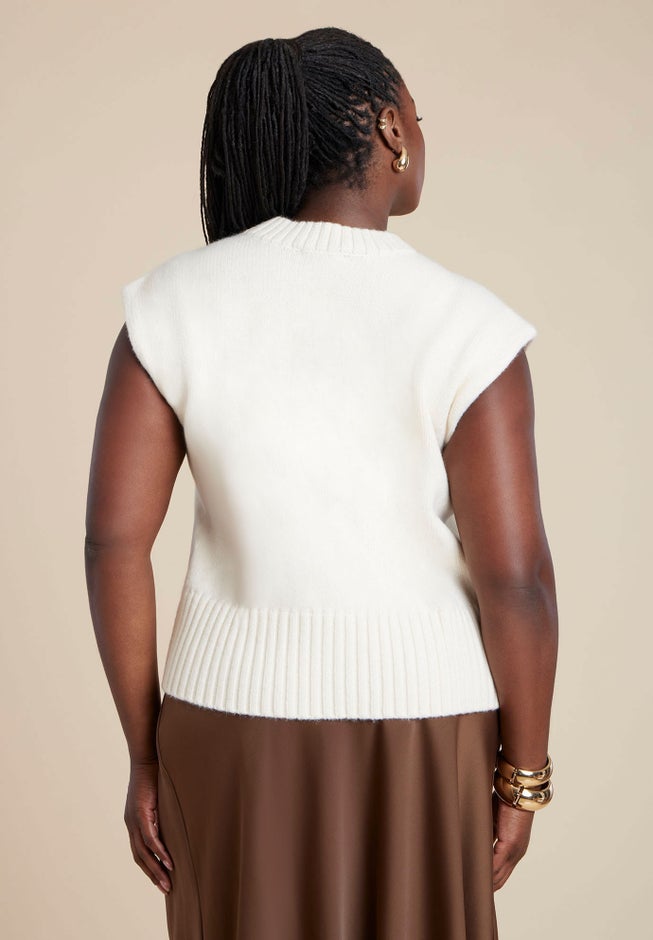 Colorblock Sweater Vest image number 1