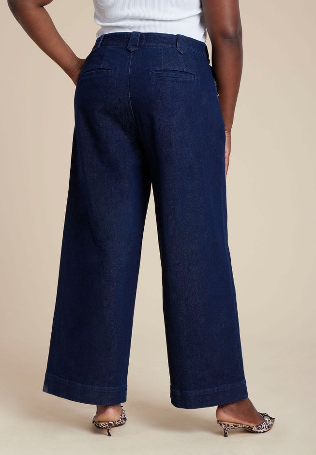Sailor Gold Button Comfort Stretch Trouser Jean image number null