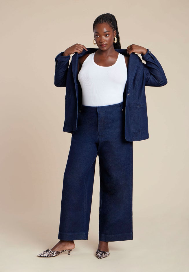 Sailor Gold Button Comfort Stretch Trouser Jean image number 2