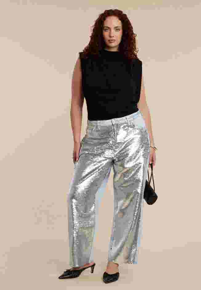 Sequin Front Jean image number 0