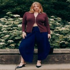 Petal Shape Open Side Jean image number null