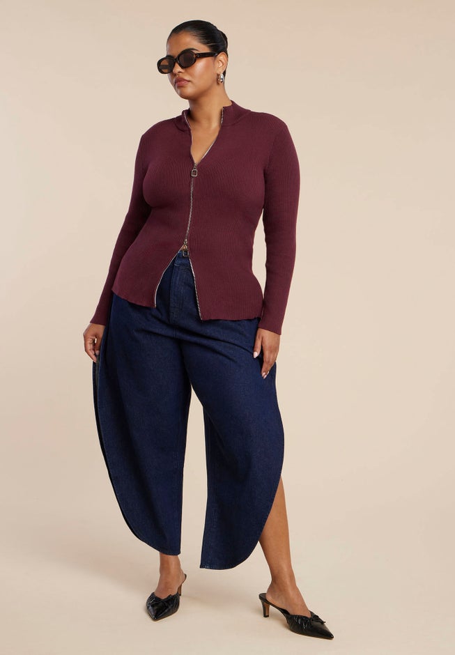 Petal Shape Open Side Jean image number 0