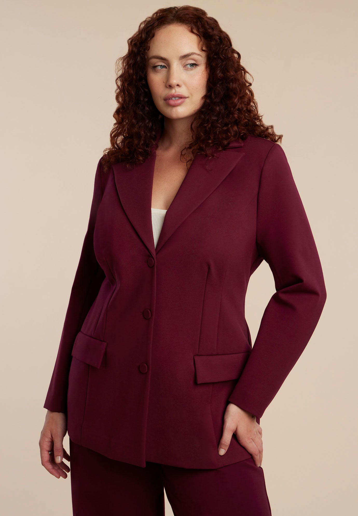The Ultimate Stretch Nipped Waist Blazer image number 0