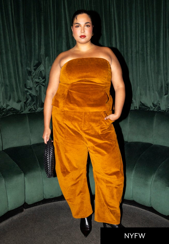 Corduroy Barrel Leg Pants image number 0