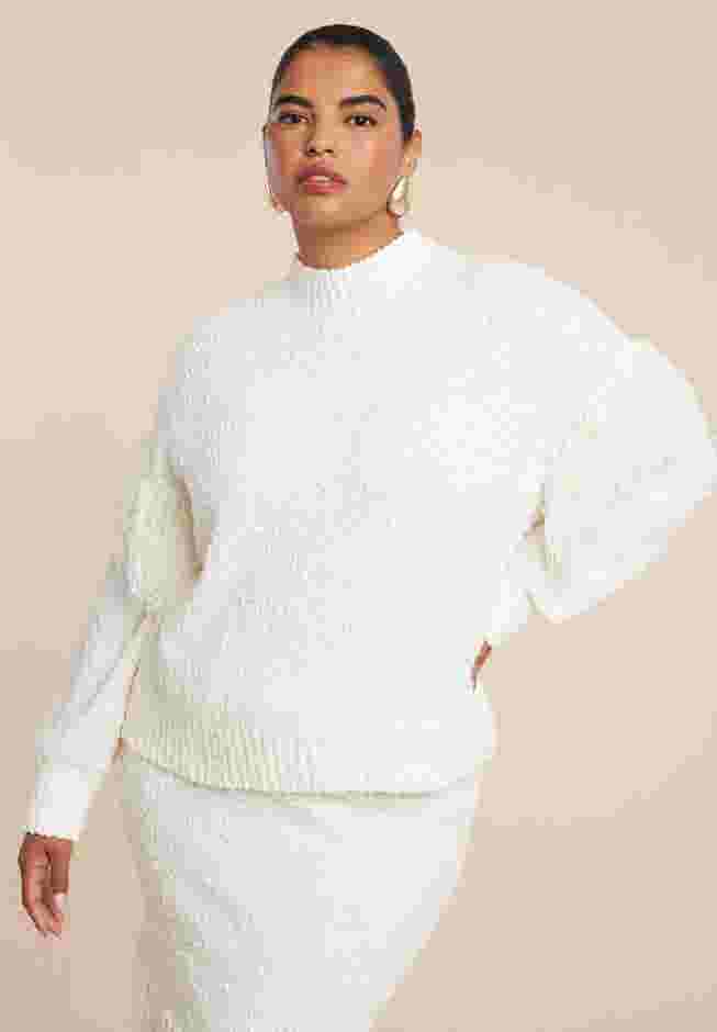Shoulder Fringe Detail Sweater image number 1