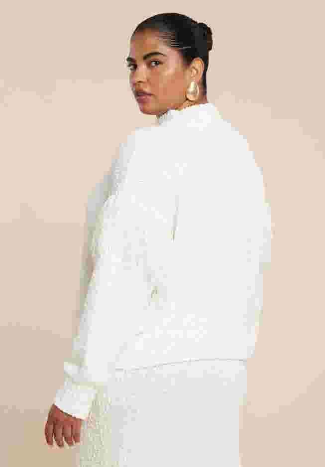 Shoulder Fringe Detail Sweater image number 2