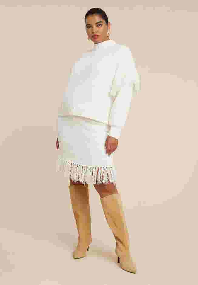 Shoulder Fringe Detail Sweater image number 3