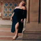 Tie Detail Column Dress image number null