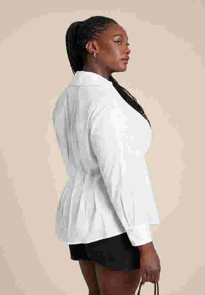 Pleated Poplin Blouse image number 1