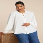 Bishop Sleeve Blouse image number null