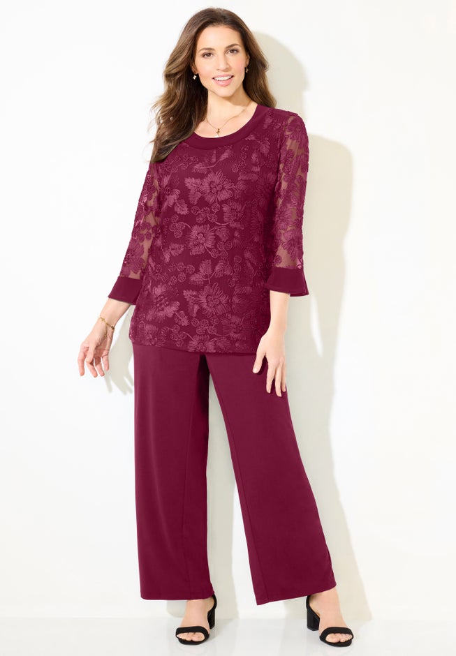 Soutache 2-Piece Pant Suit image number 1