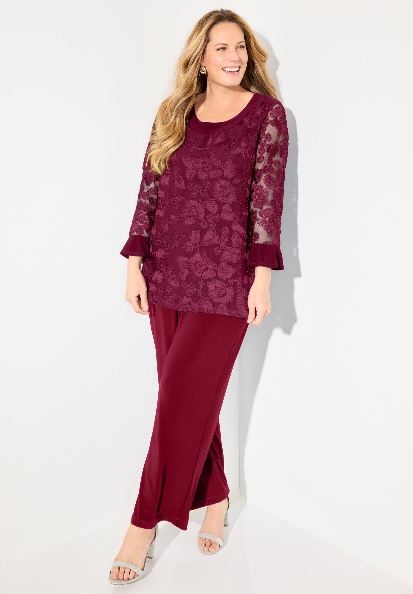 Soutache 2-Piece Pant Suit image number 0