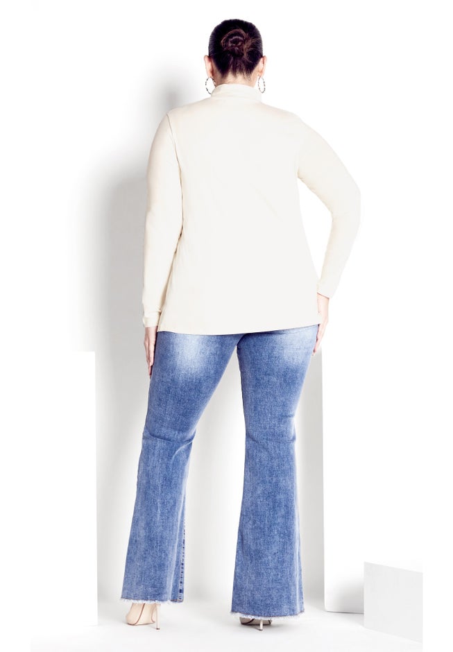 Organic Mock Neck Top image number 2