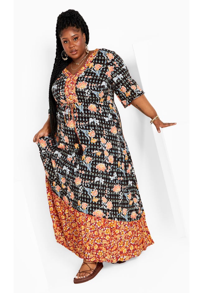 Cynthia Spliced Maxi Dress image number 1