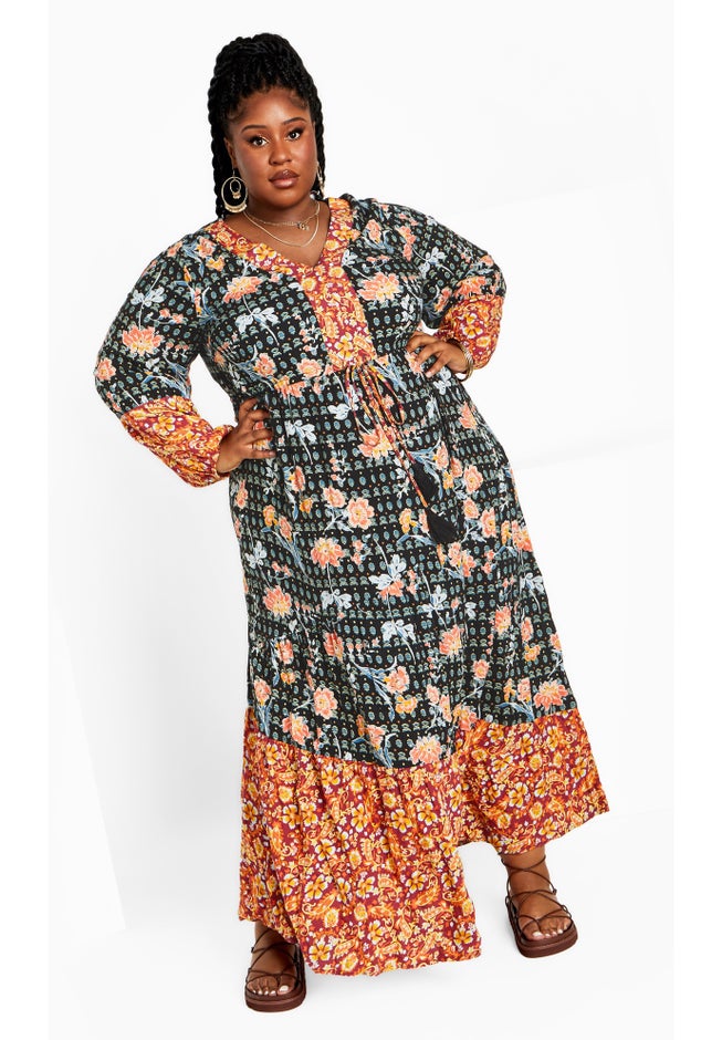 Cynthia Spliced Maxi Dress image number 0