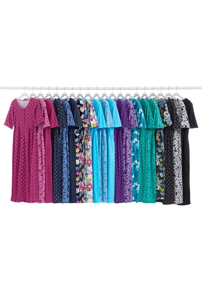 Button-Front Essential Dress image number 3