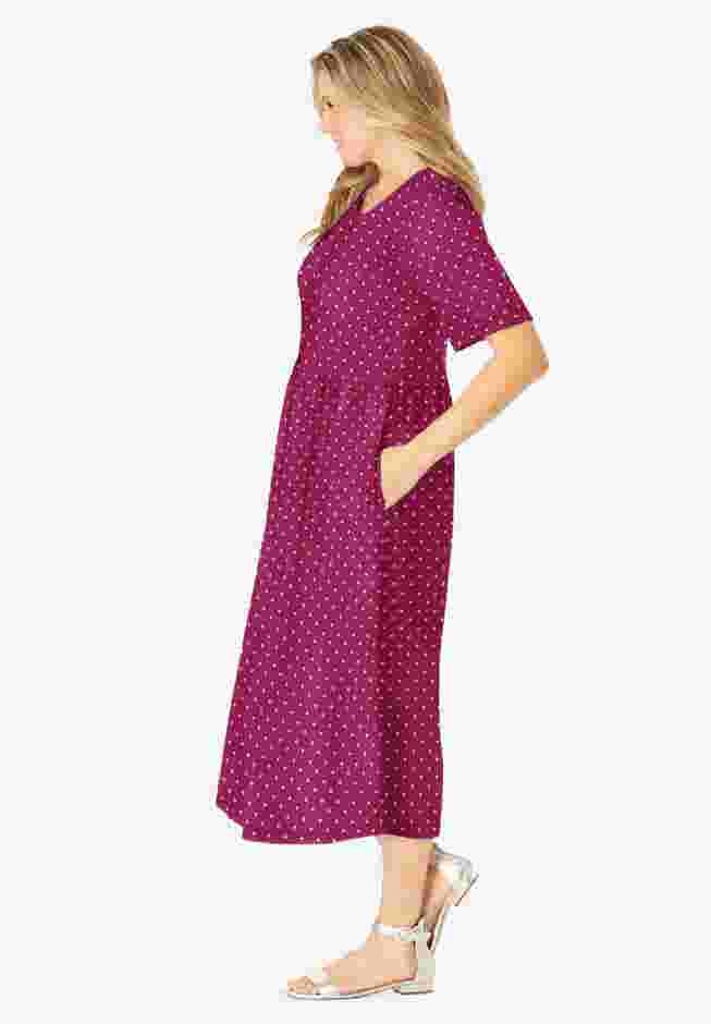 Button-Front Essential Dress image number 2