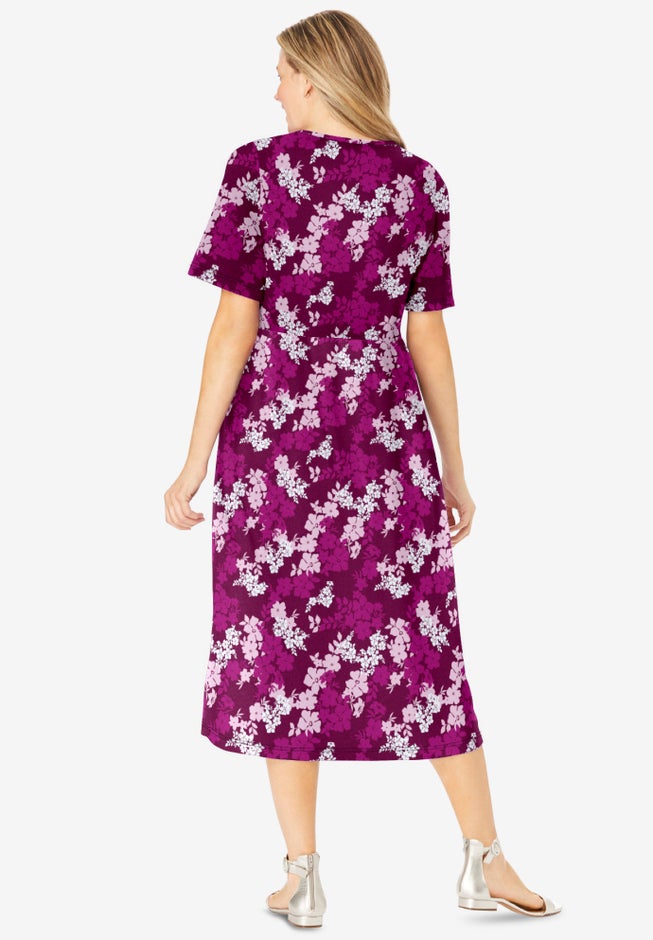 Button-Front Essential Dress image number 1