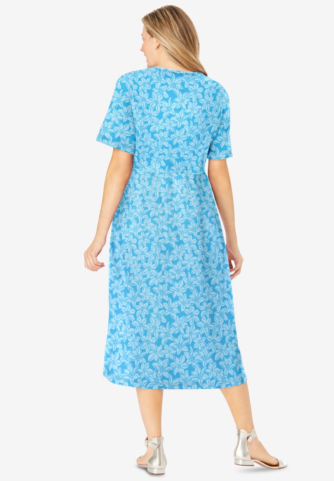 Button-Front Essential Dress image number 1