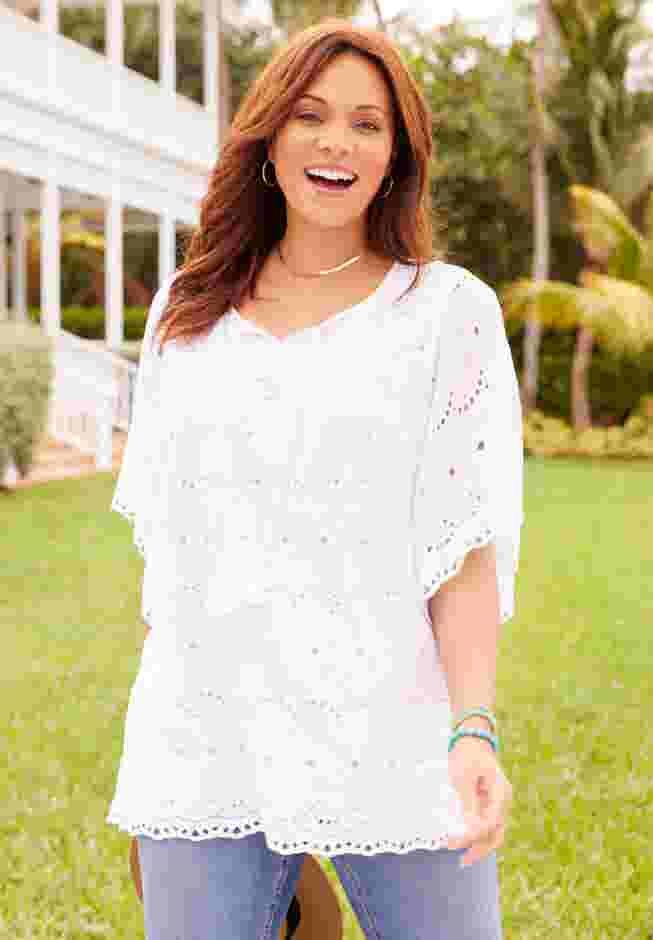 Harborview Eyelet Top image number 1