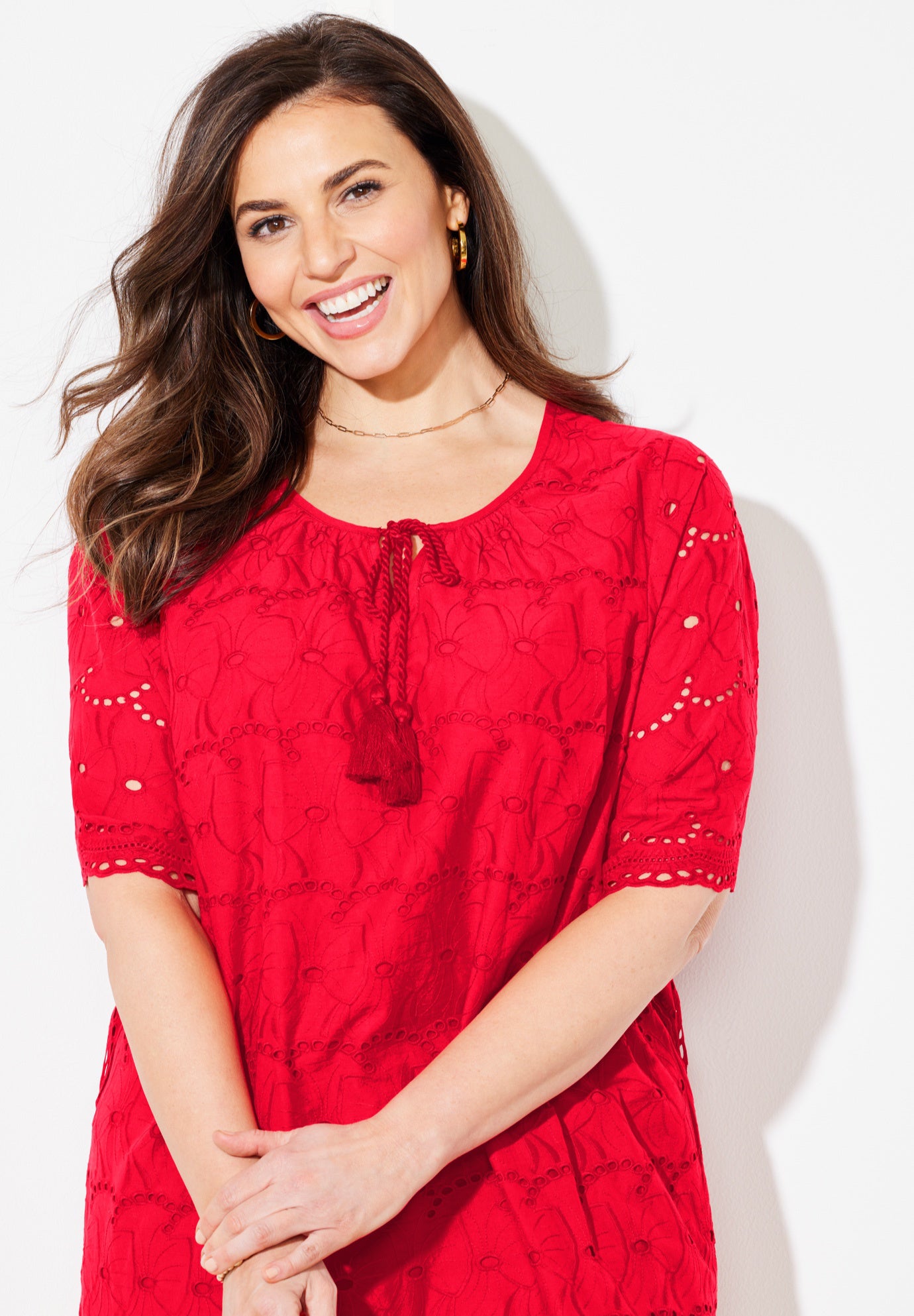 Harborview Eyelet Top image number 3