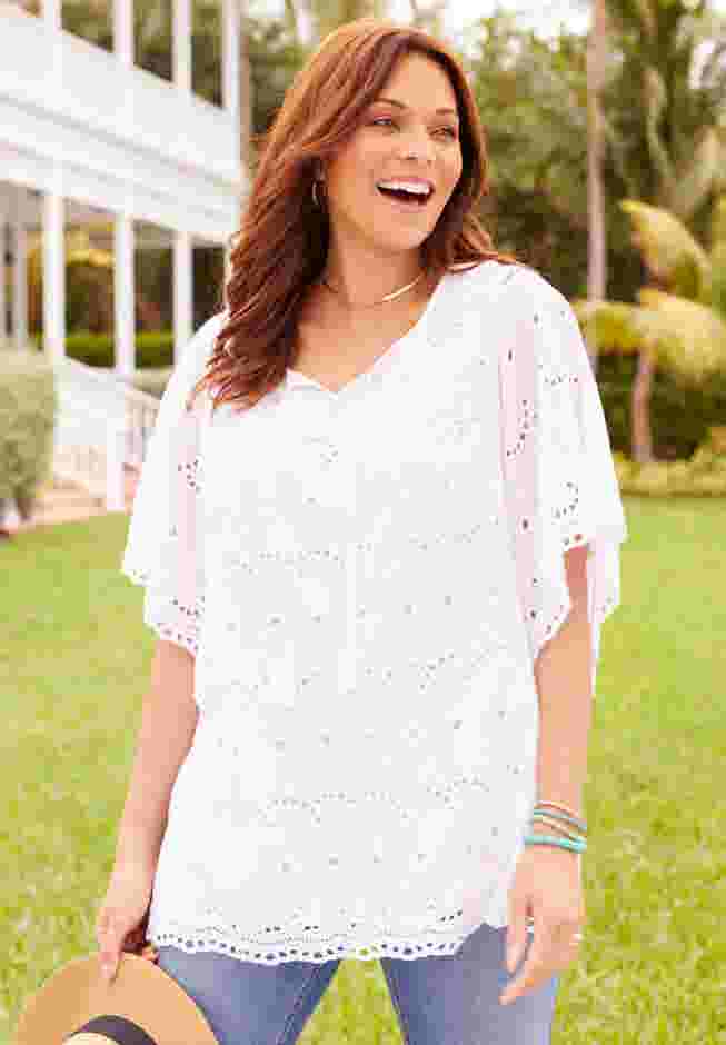 Harborview Eyelet Top image number 0
