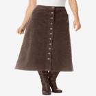 Corduroy skirt image number null