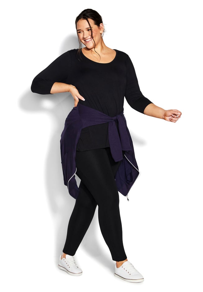 Pull On Ponte Pant image number 3