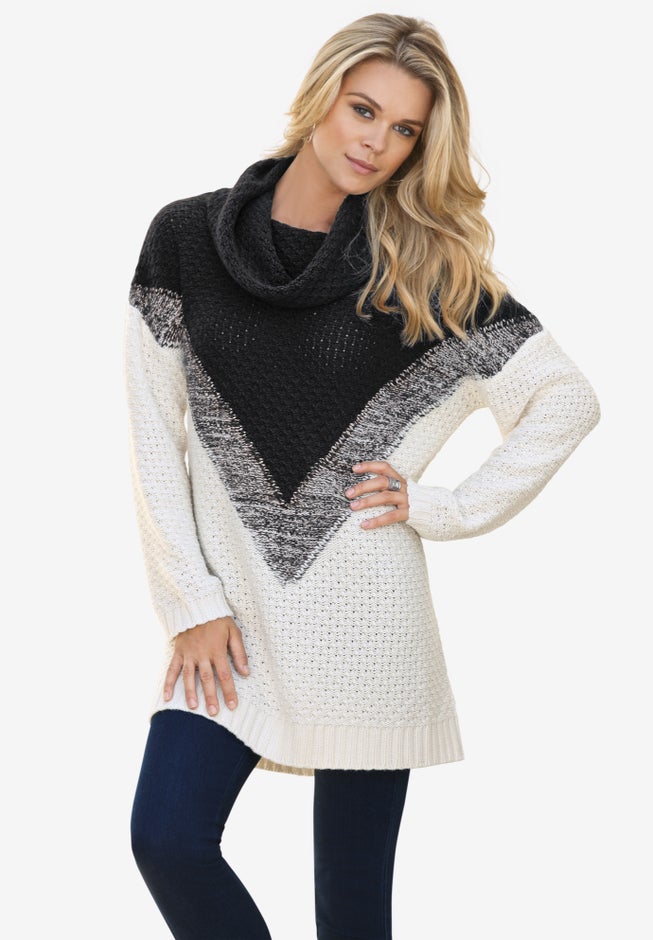 Ombre Pattern Sweater image number null