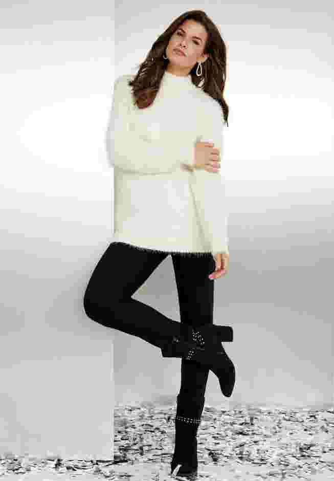 Eyelash Mockneck Sweater image number 0