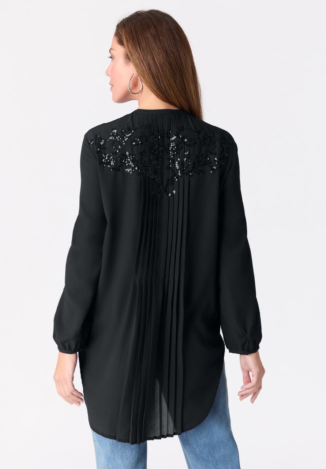 Sequin Floral Tunic image number 1