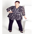 After Dark Print Tunic image number null