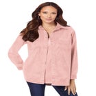 Corduroy Button-Front Shirt image number null