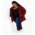 Fleece Hood Coat image number null