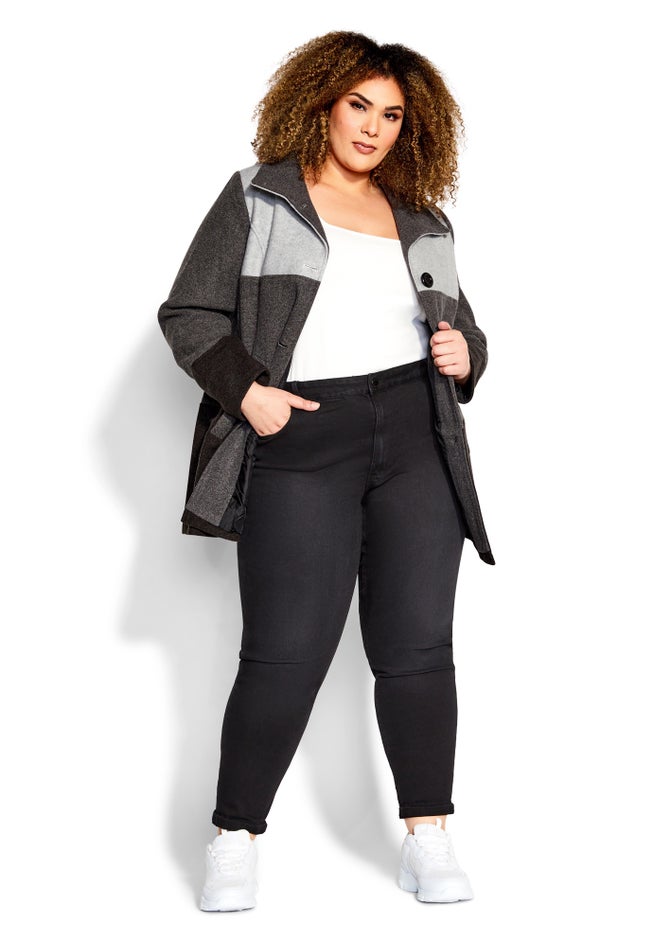 Color Block Stripe Jacket image number 1