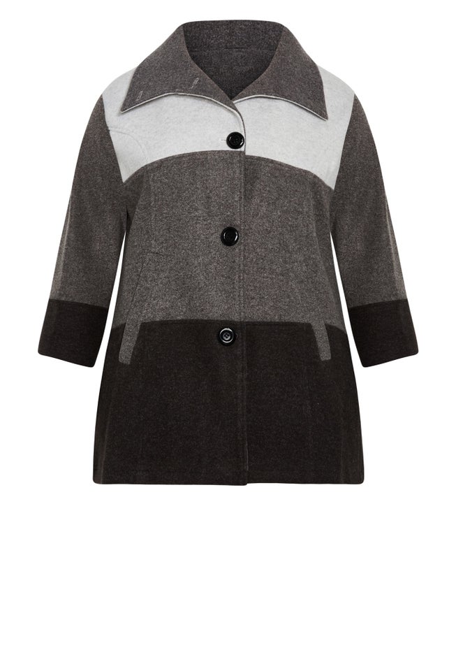 Color Block Stripe Jacket image number 4