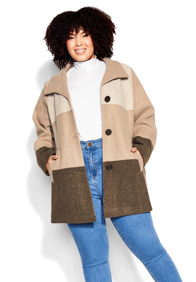 Color Block Stripe Jacket image number 0