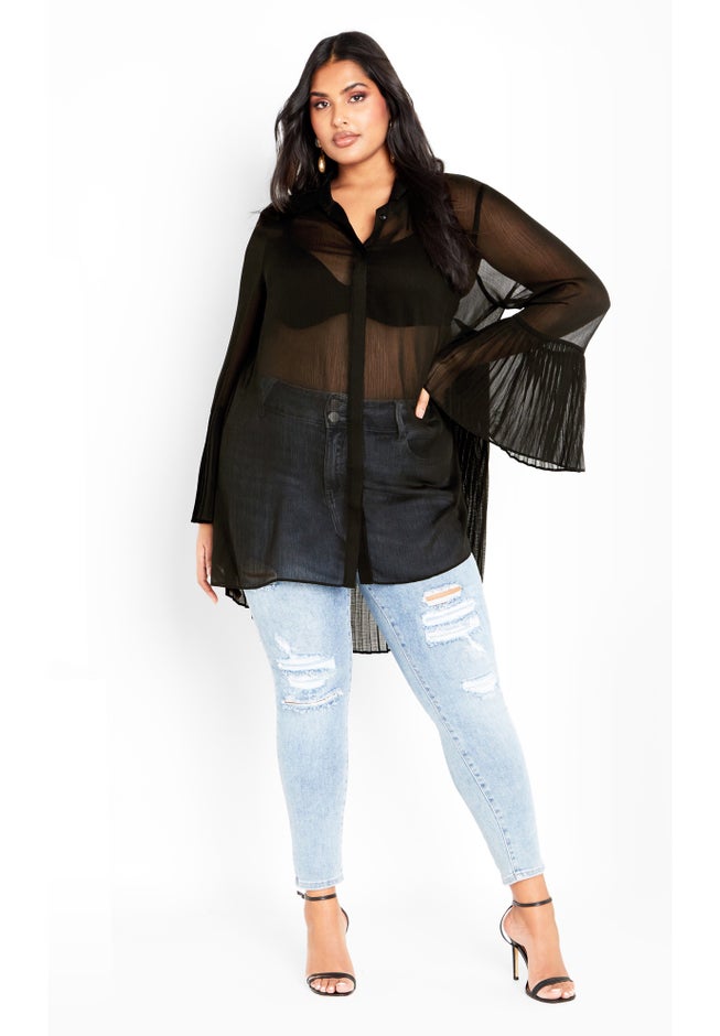 Perla Pleat Shirt image number 2