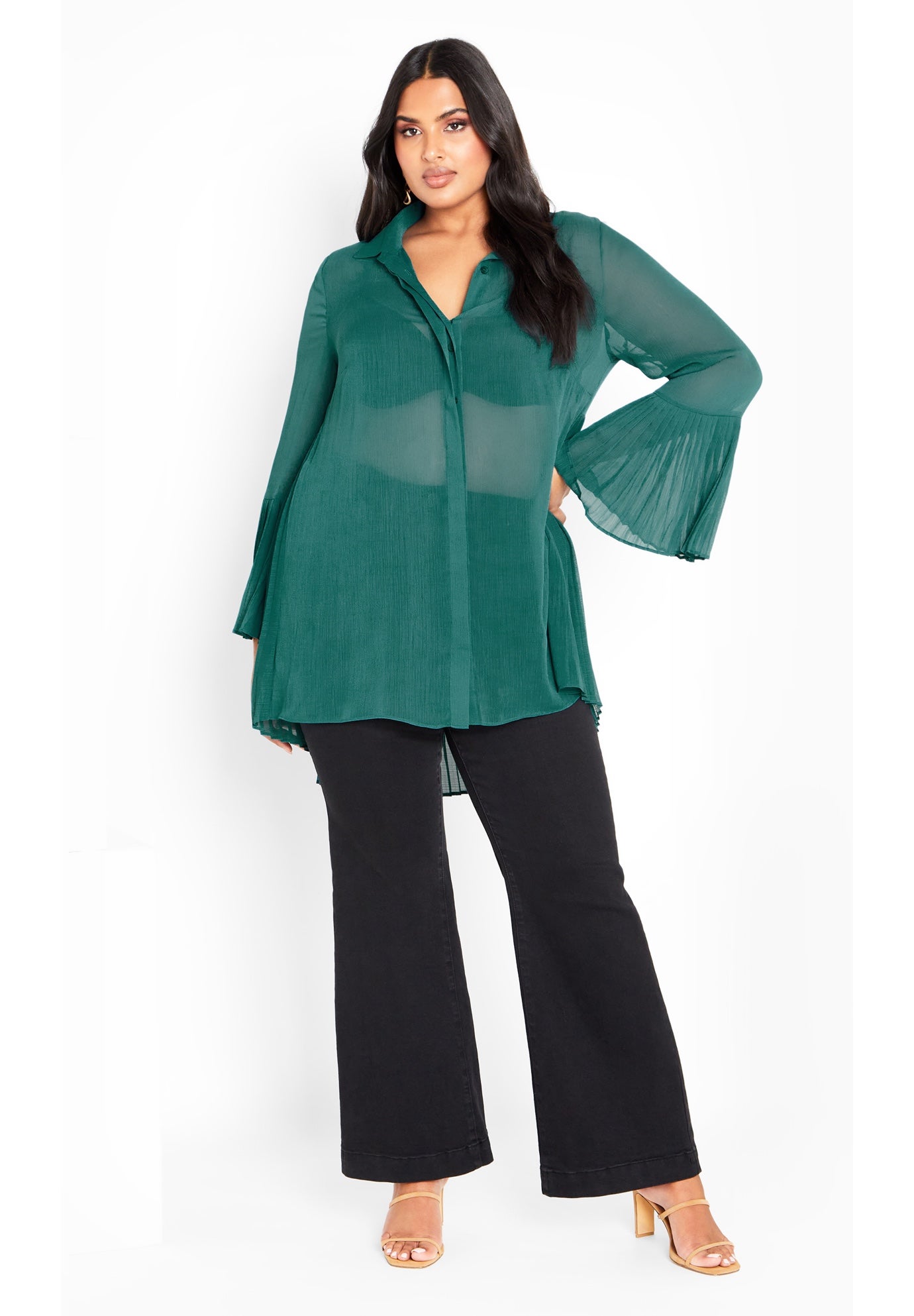 Perla Pleat Shirt image number 2