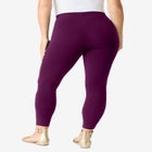 Plus Size Ankle Length Essential Stretch Legging image number null