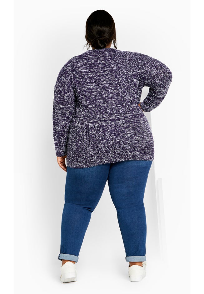 Charli Drop Shoulder Cable Sweater image number 3