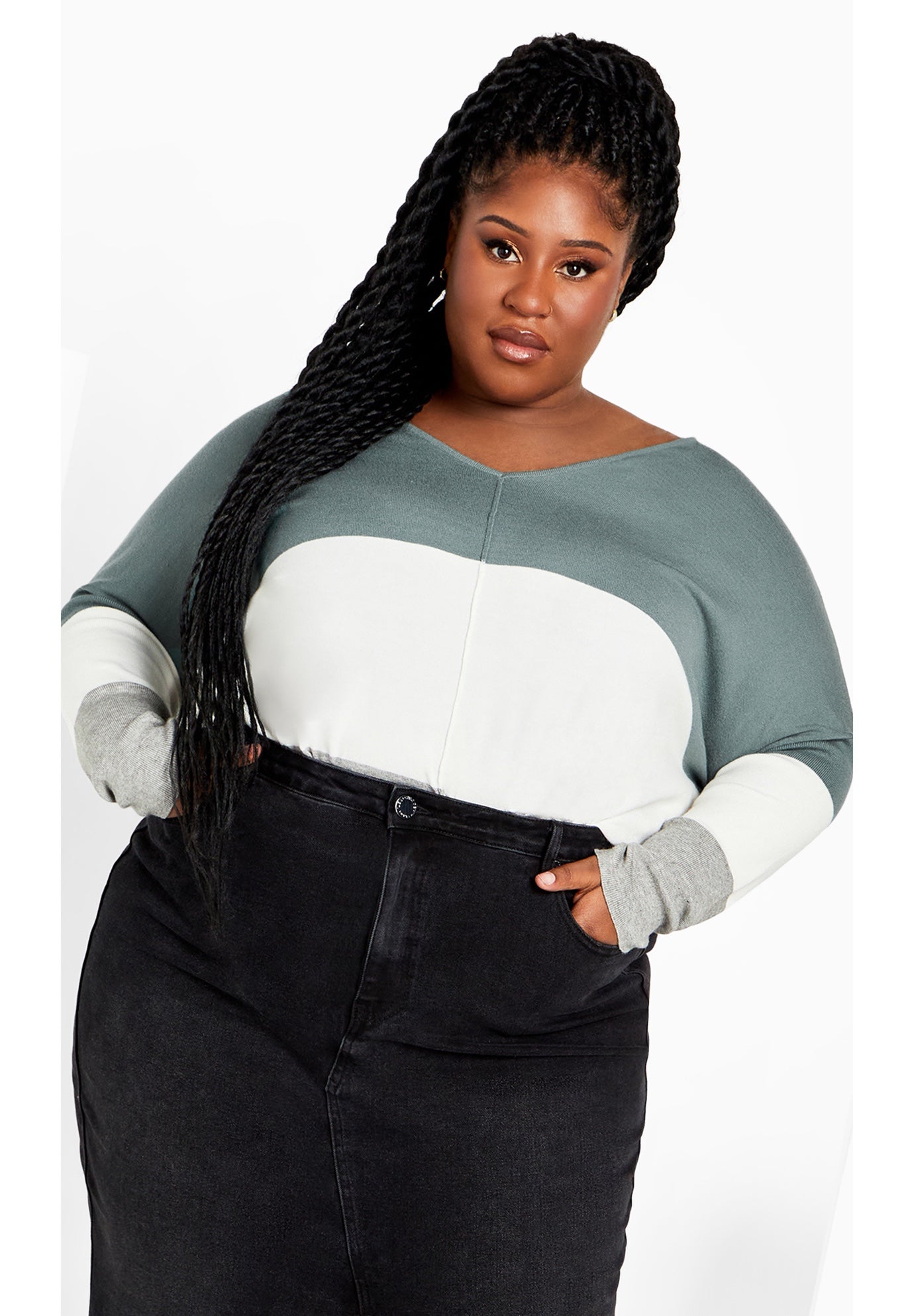 Sadie Colorblock Sweater image number 0