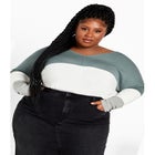 Sadie Colorblock Sweater image number null