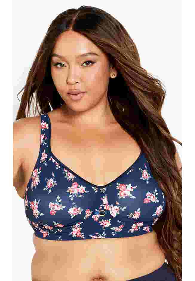 Soft Caress Print Bra image number 0