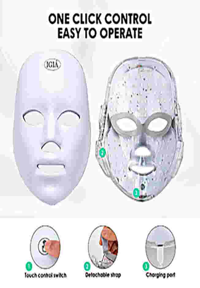 IGIA RE-GEN Facial LED Light Therapy Mask image number 2
