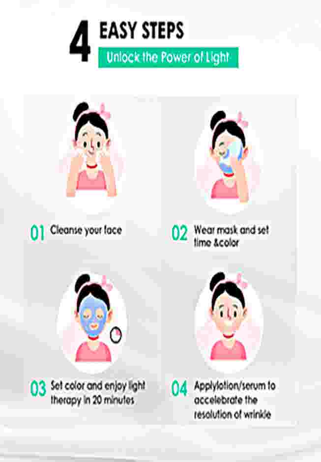 IGIA RE-GEN Facial LED Light Therapy Mask image number 4