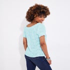 Eyelet Peasant Blouse image number null