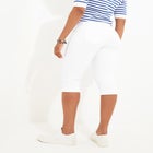 Stretch Denim Capri Pant image number null