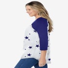 Three-Quarter Sleeve Baseball Tee image number null