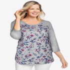 Three-Quarter Sleeve Baseball Tee image number null